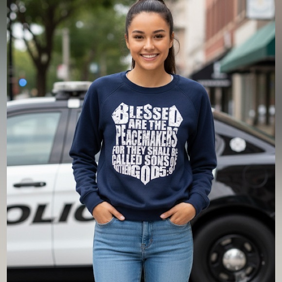 Time and Tru Tops - Blessed are the Peacemakers Sweatshirt